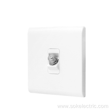 Electrical socket 1Gang TV Satellite Socket 45 degree